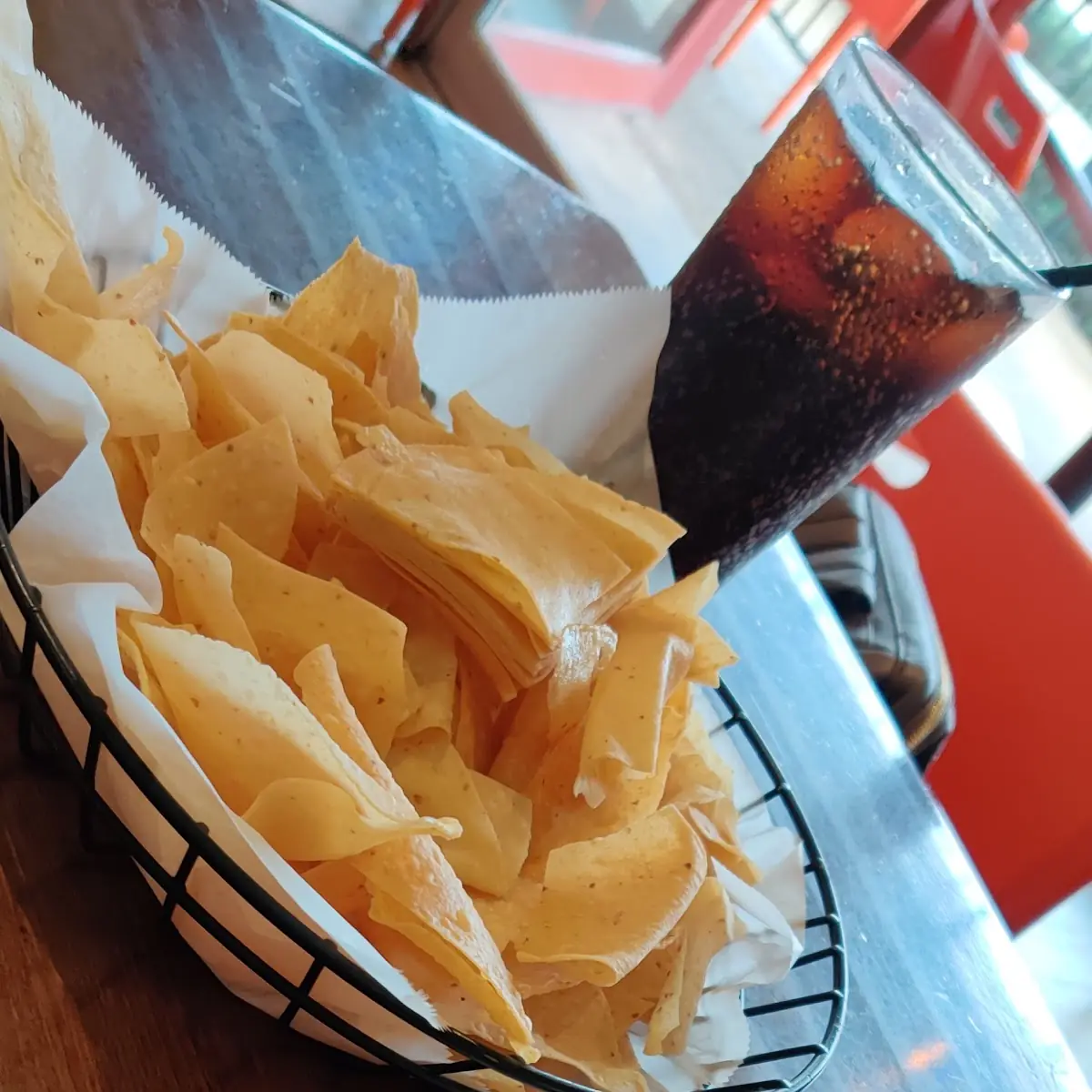Chips Queso Dip Salsa