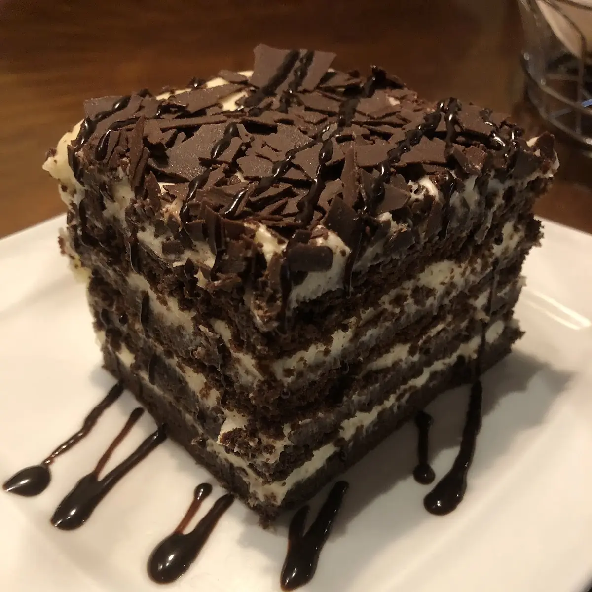 Chocolate Brownie Lasagna