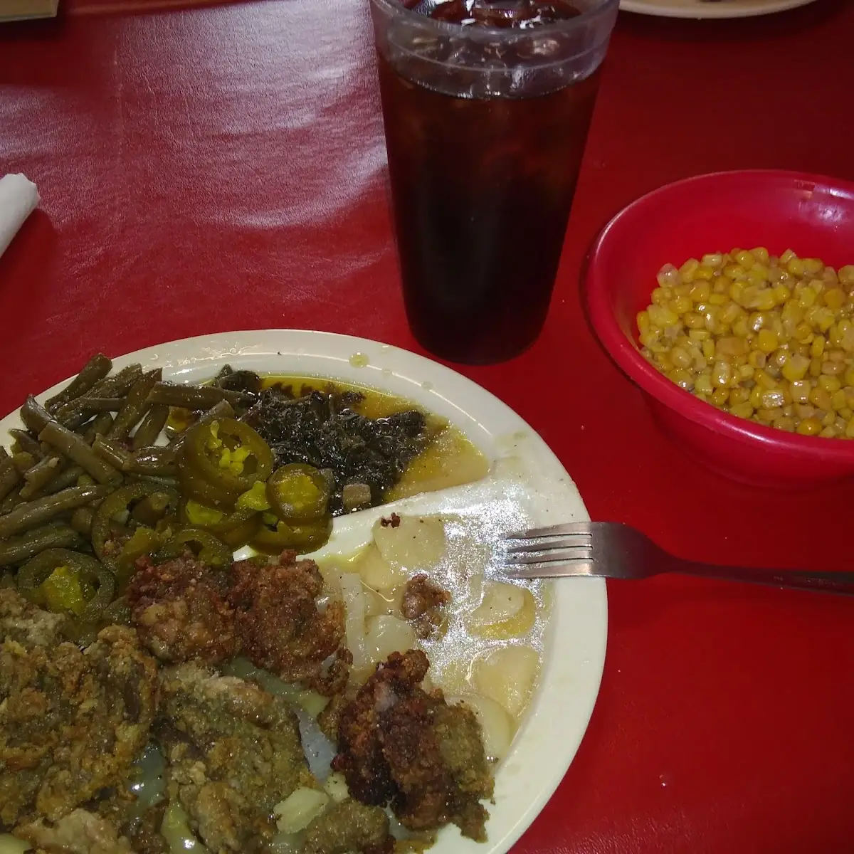 Fried Pork Chop Mashed Potatoes Green Beans