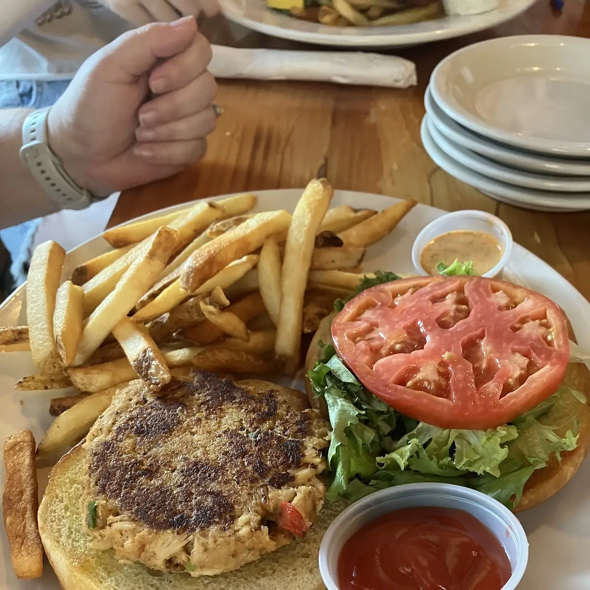 Lump Crab Cake Sandwich