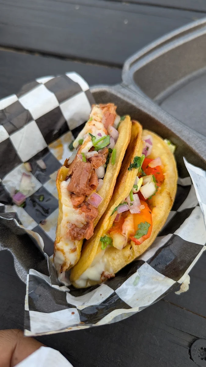 Quesabirria Shrimp Tacos 4
