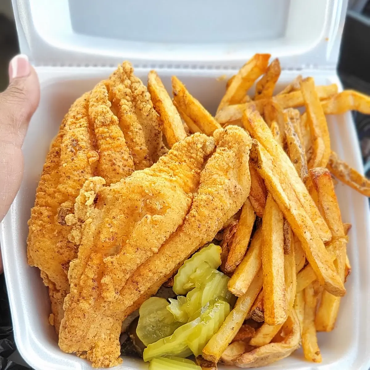 Real Catfish Fillet Basket