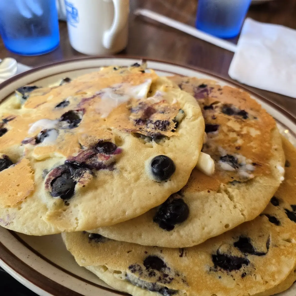 Fresh Blueberry Pancakes