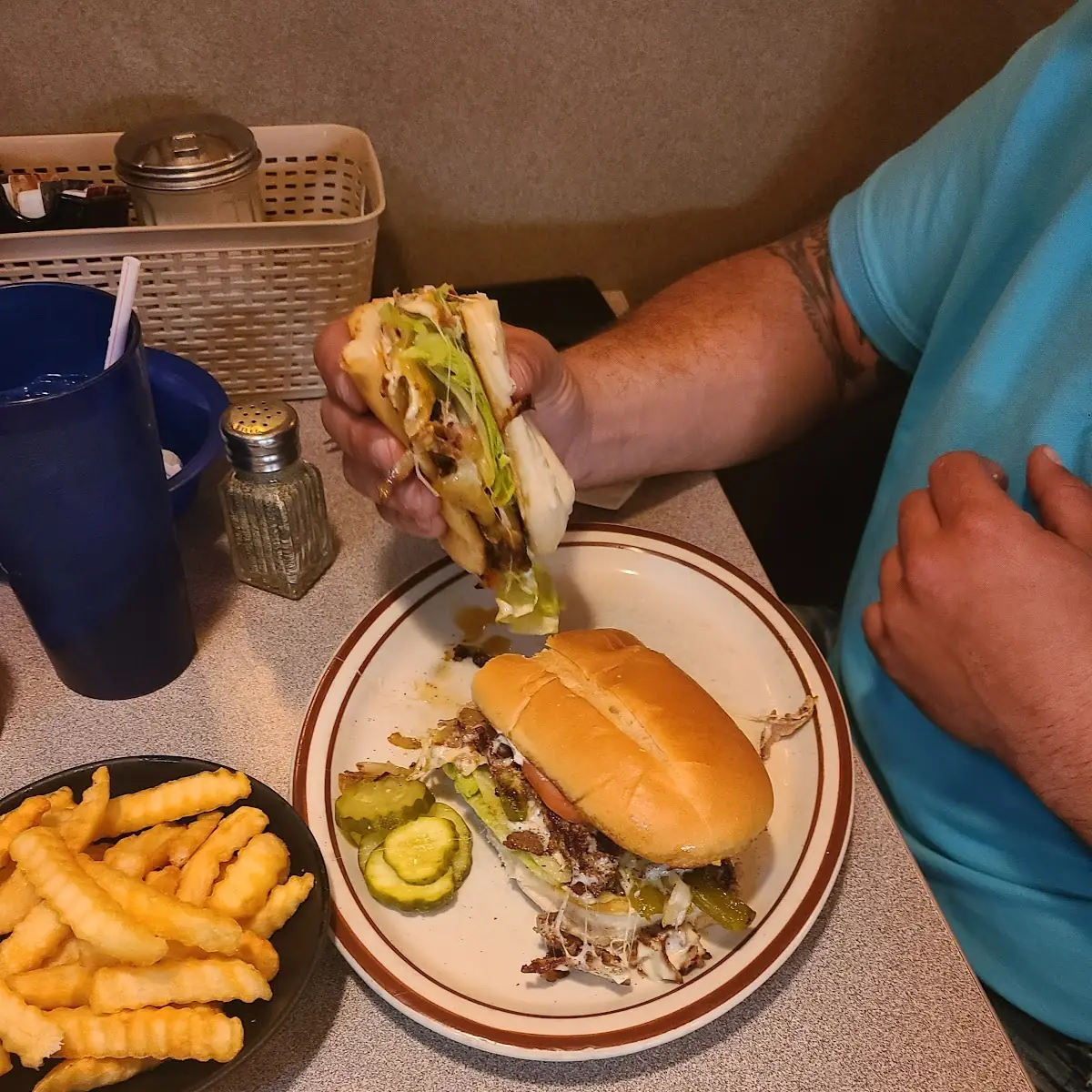 Steak Submarine Sandwich Cubano