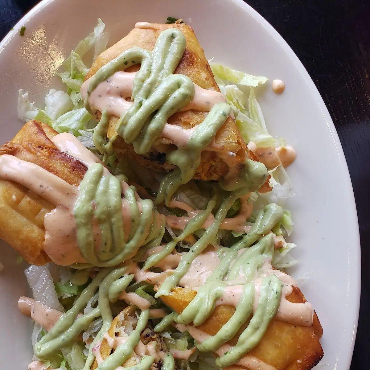 Grilled Chicken Egg Rolls