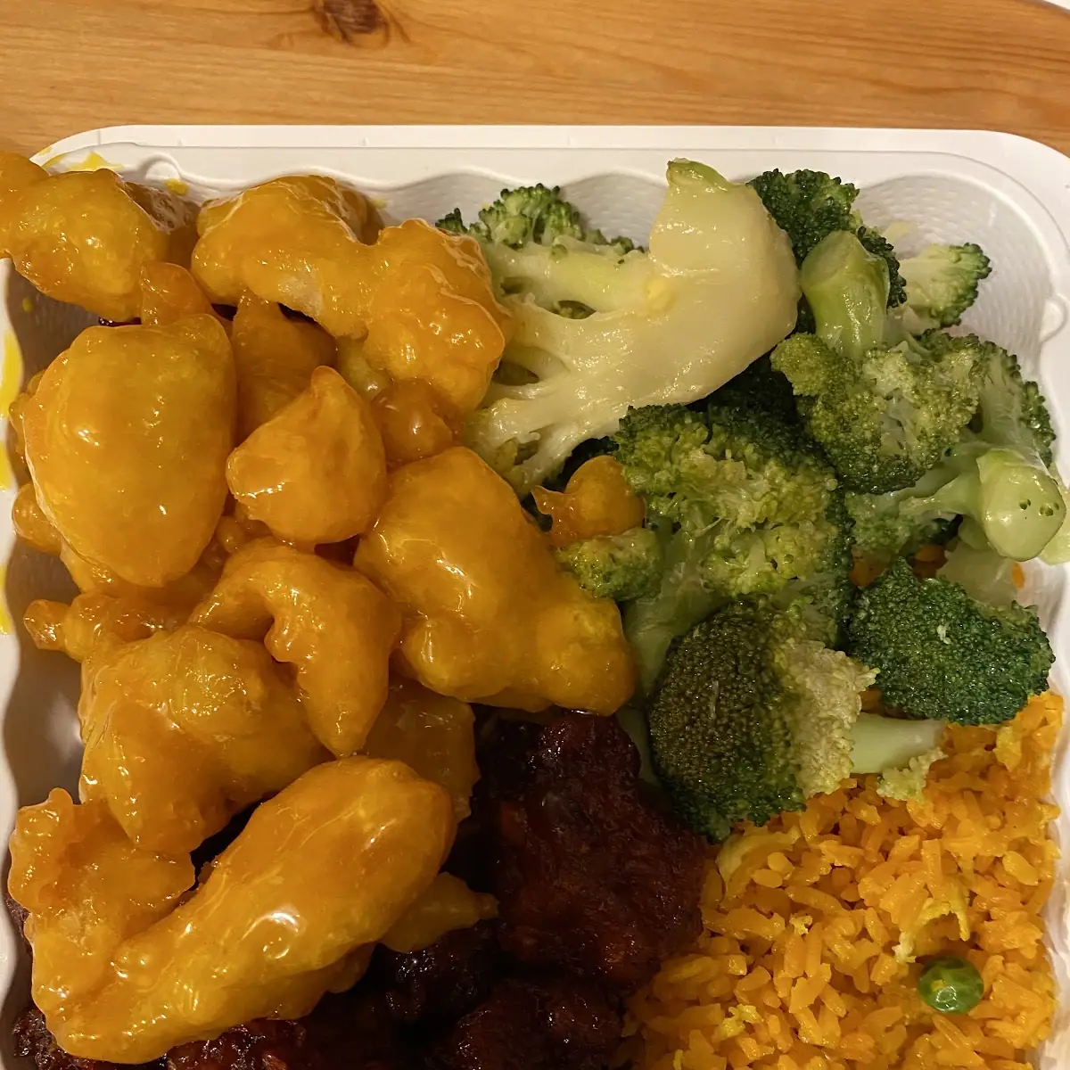 Orange Chicken Broccoli Fried Rice