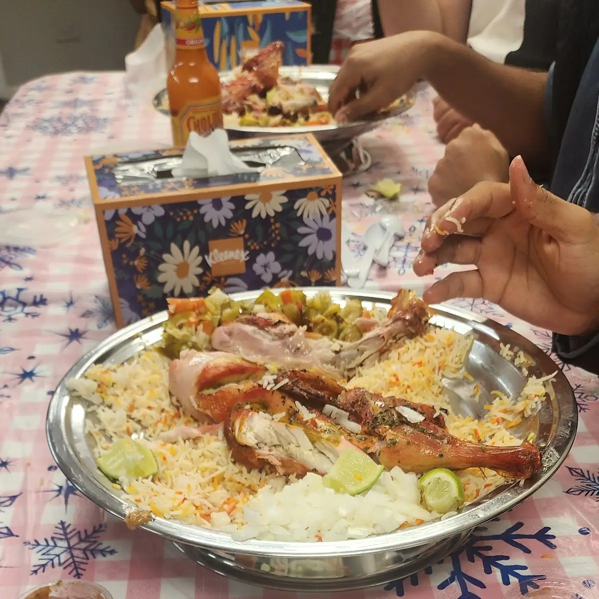 1 / Lamb Shank rice and salad