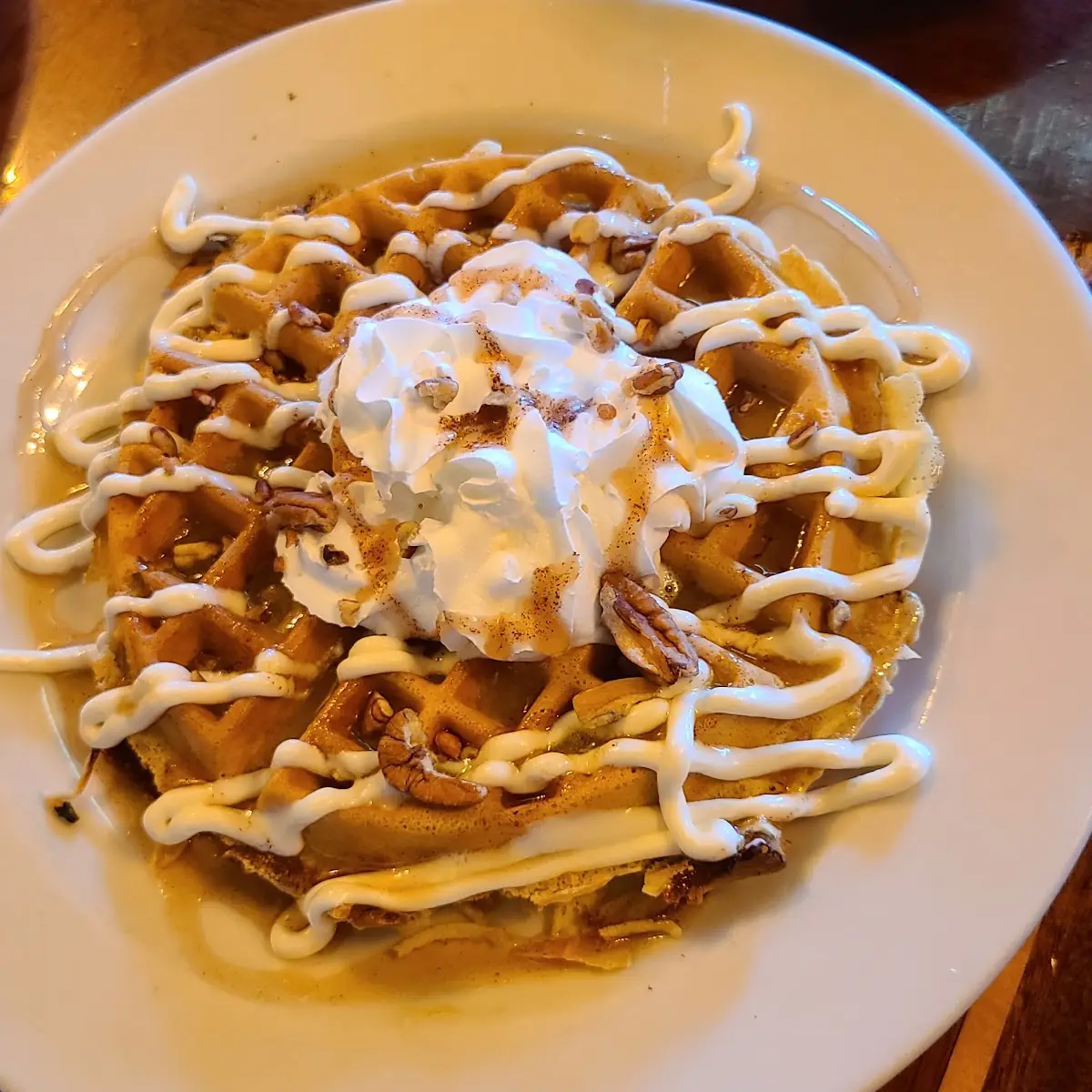 Cinnamon Roll Waffle