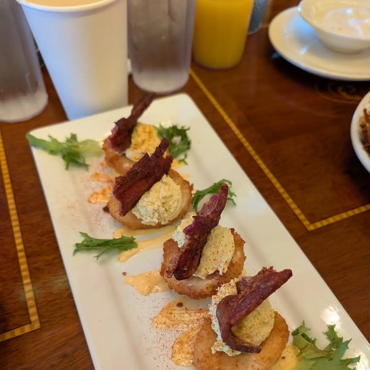 La Mama's Crispy Deviled Eggs
