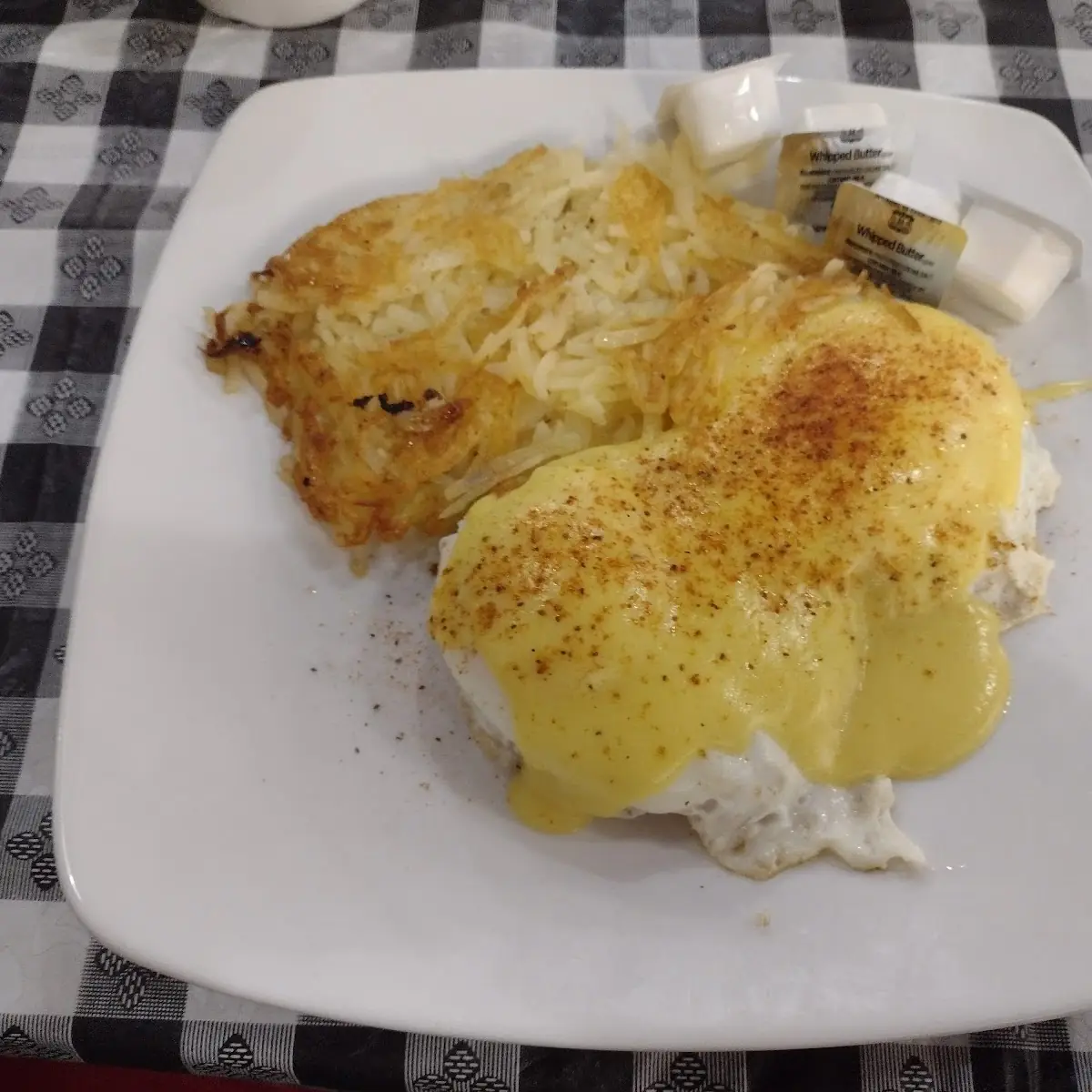 Crab Cake Benedict with Poached Eggs