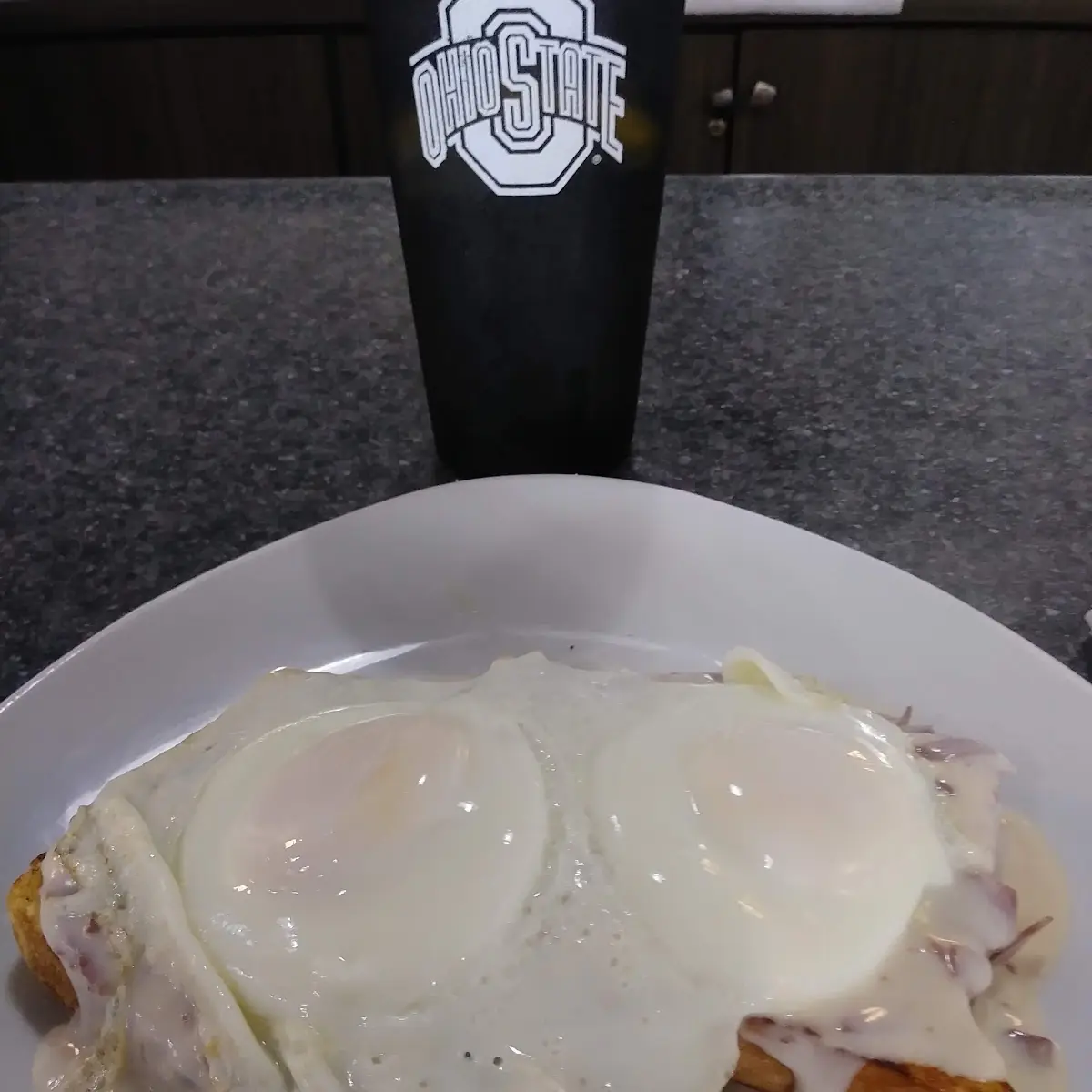 Creamed Chipped Beef w Eggs