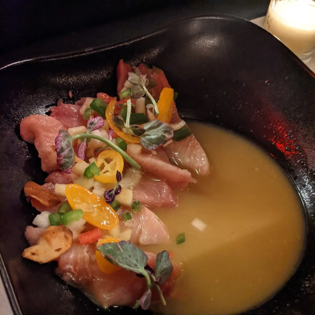 Hamachi Yellowtail Crudo