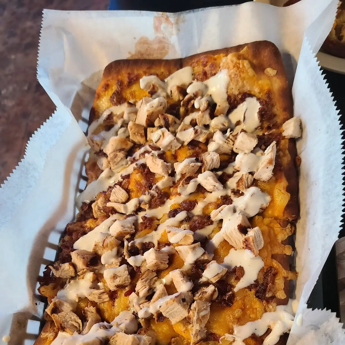 Chicken Bacon Ranch Flatbread
