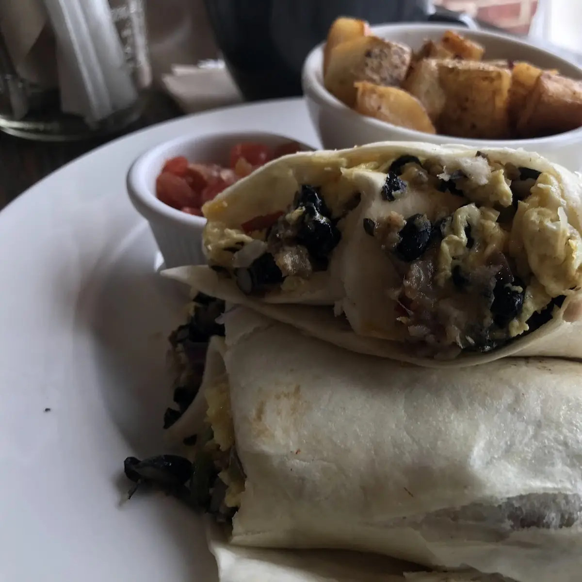 Black Bean Breakfast Burrito