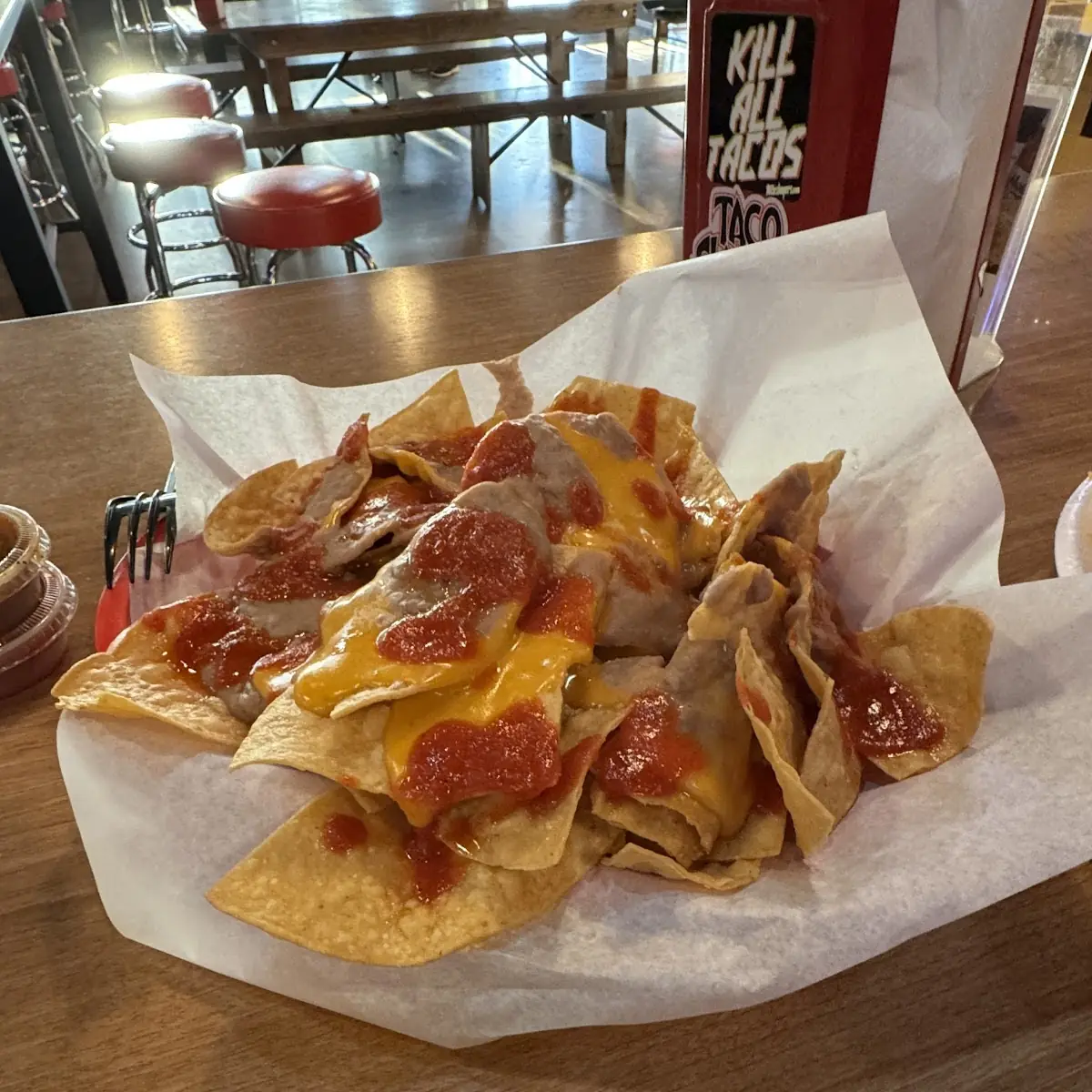 Bean & Cheese Nachos