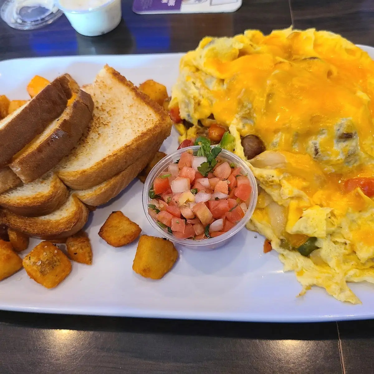 French Toast Bacon and Eggs