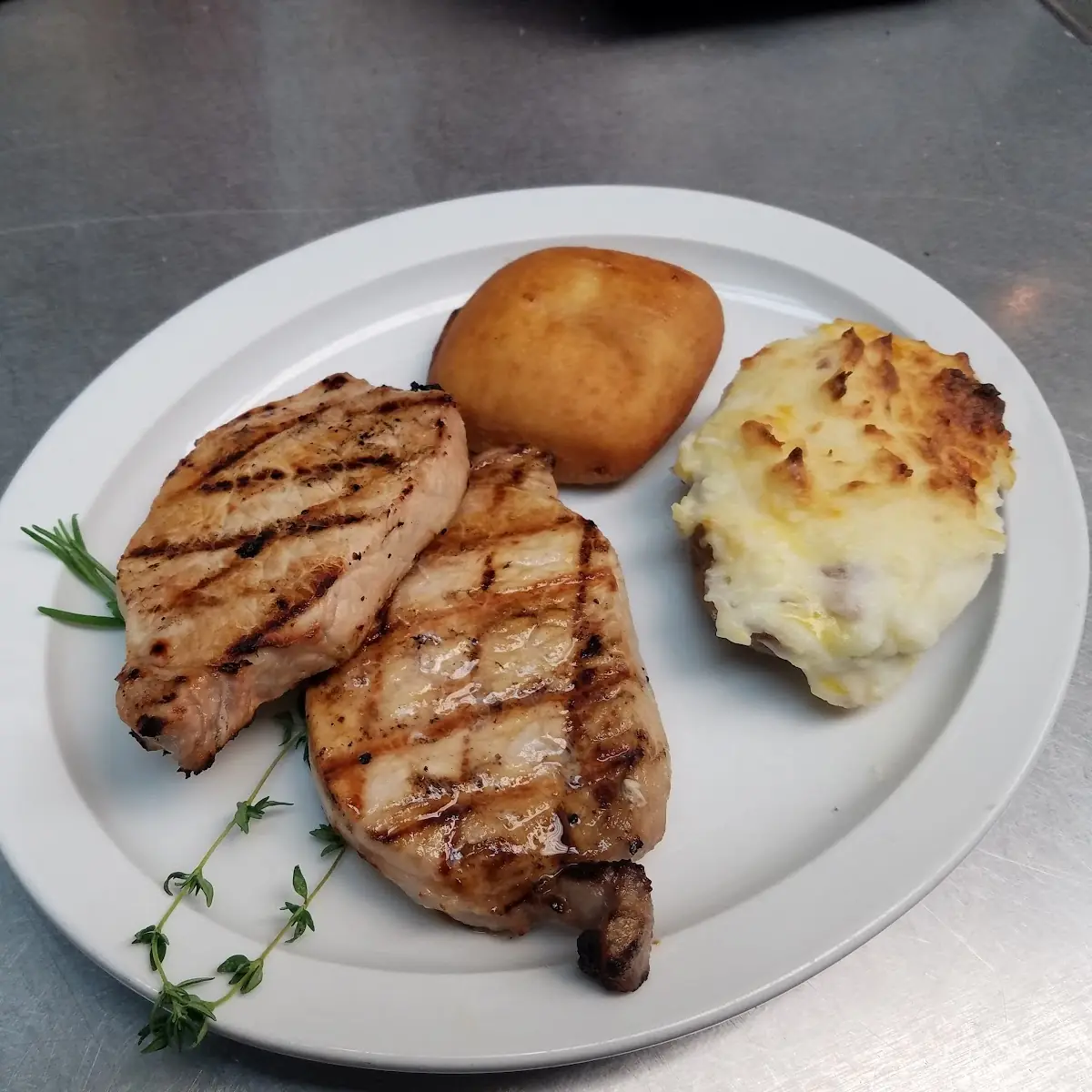 Marinated Pork Chop Special