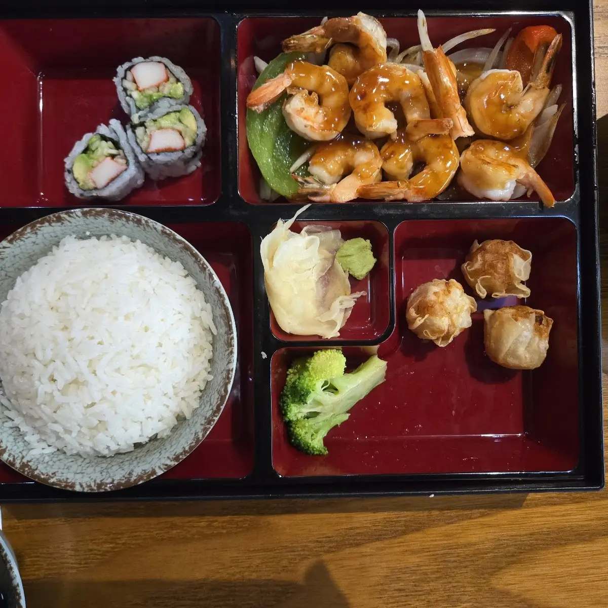 L - Shrimp Teriyaki Bento