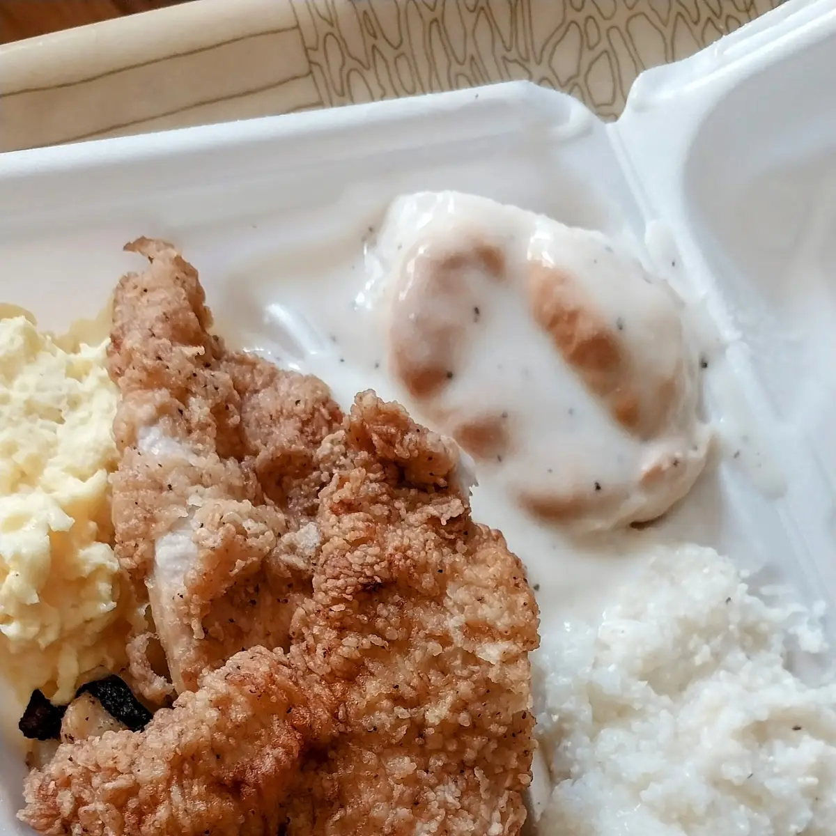 Scrambled Eggs Biscuits & Gravy