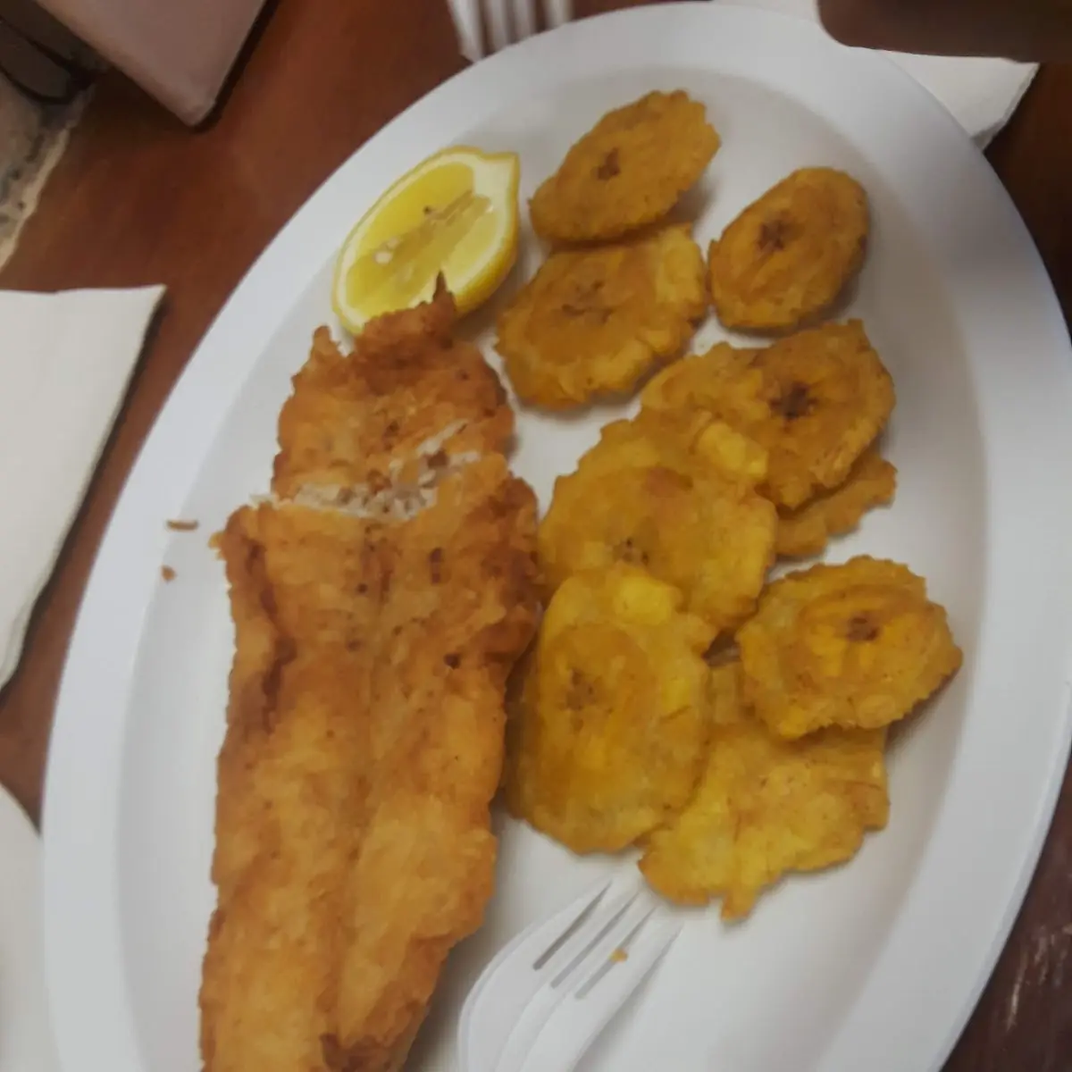 Fish and Chips Plantains