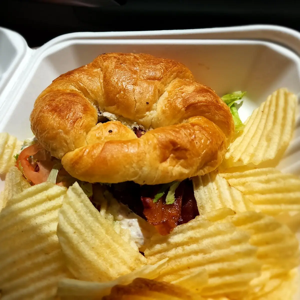 Loaded Chicken Salad Croissant