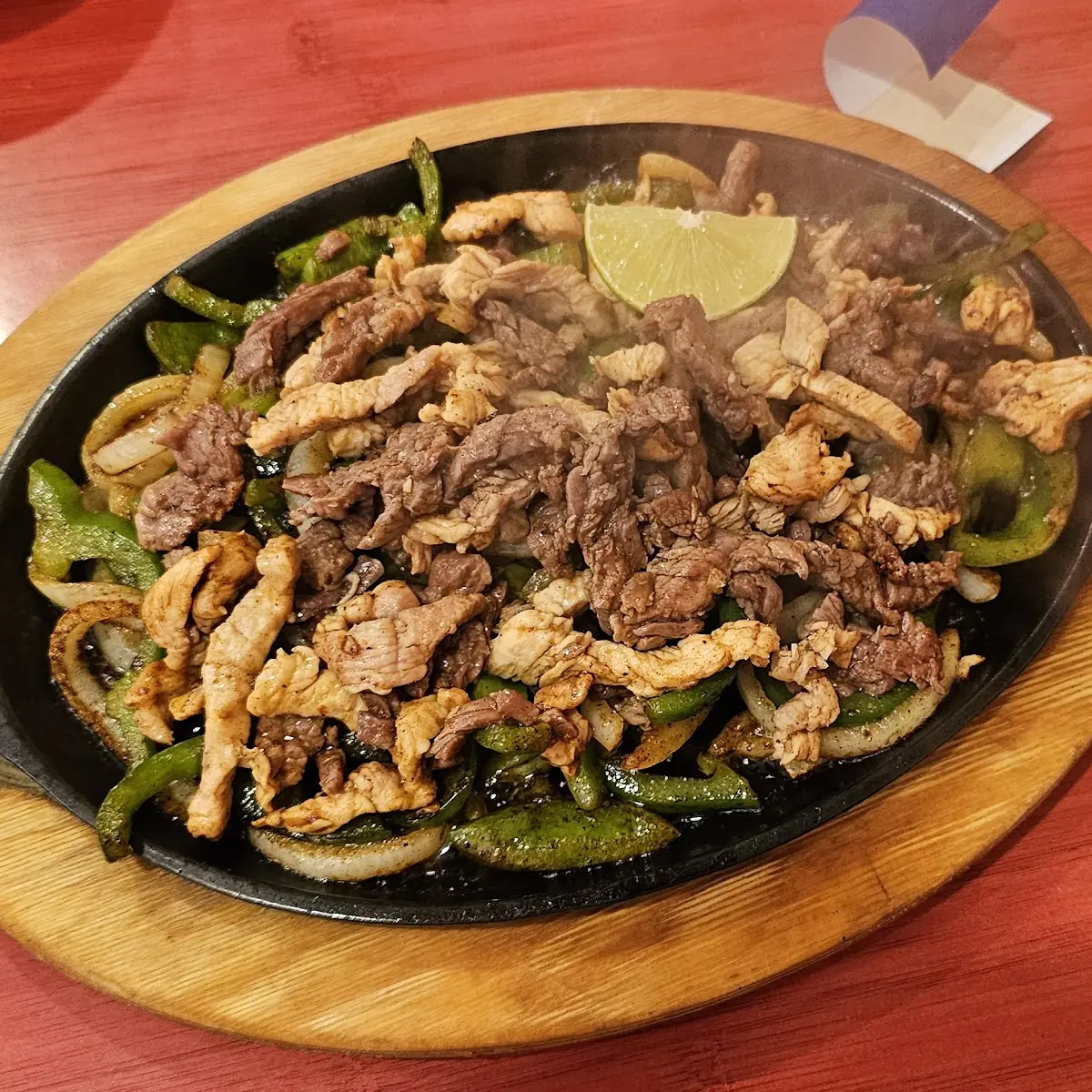 Steak and Chicken Fajitas