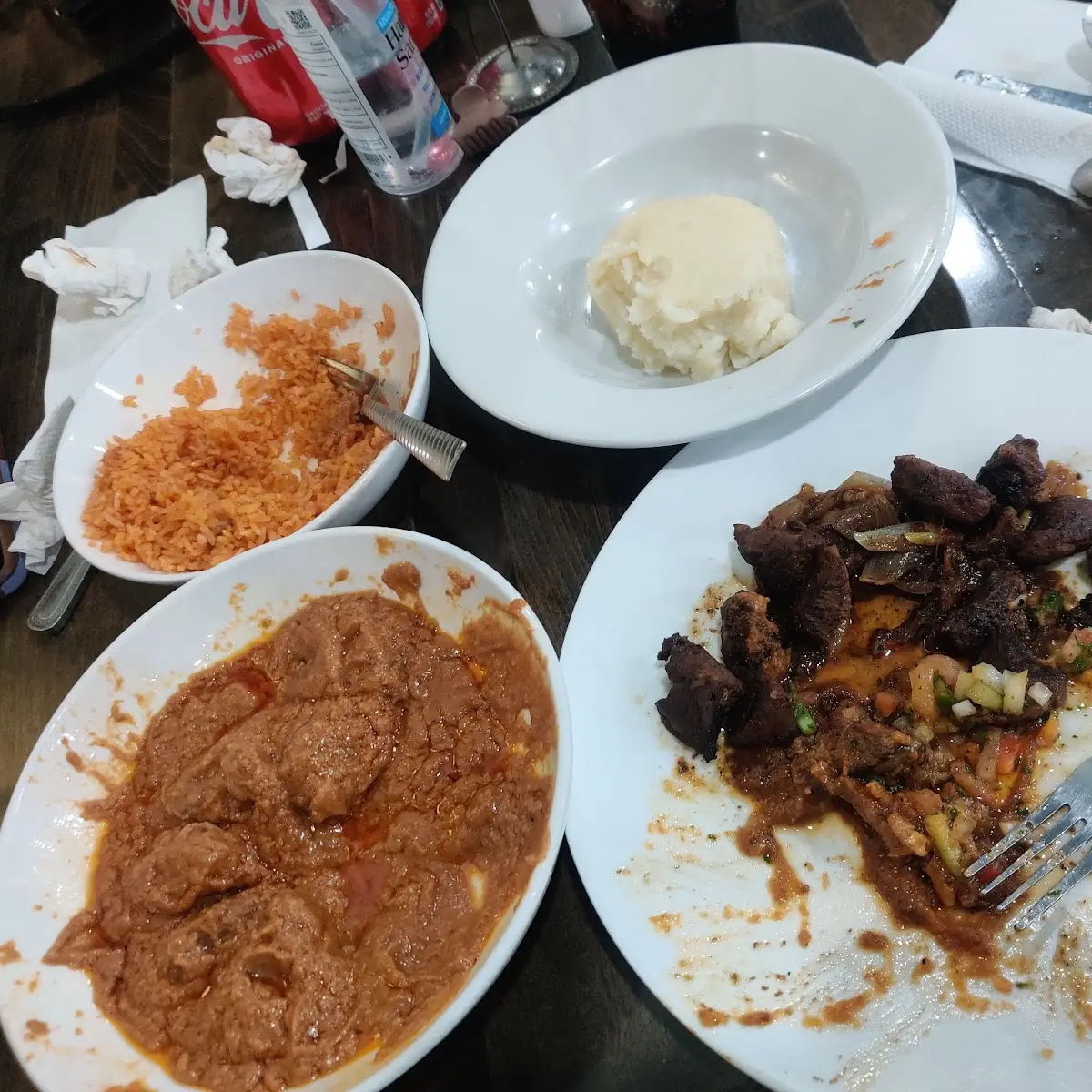 Lamb Dibi Rice Fufu Peanut Butter Beef