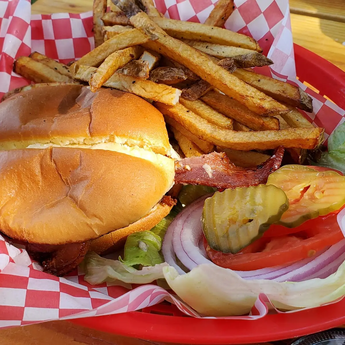 Bacon Blue Cheese Burger