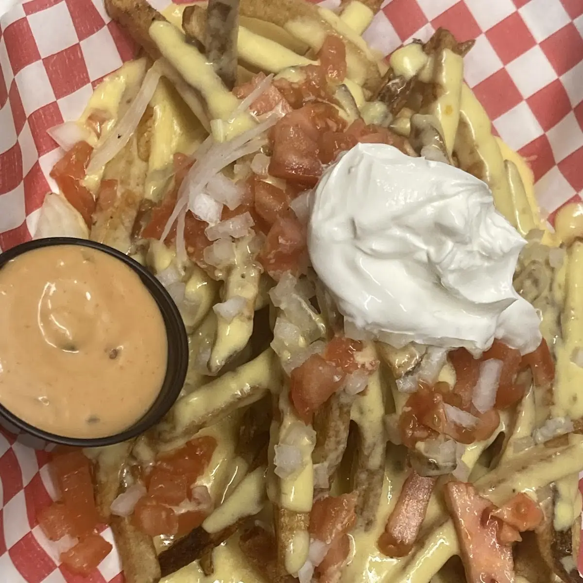 Pulled Pork Bacon Cheese Fries