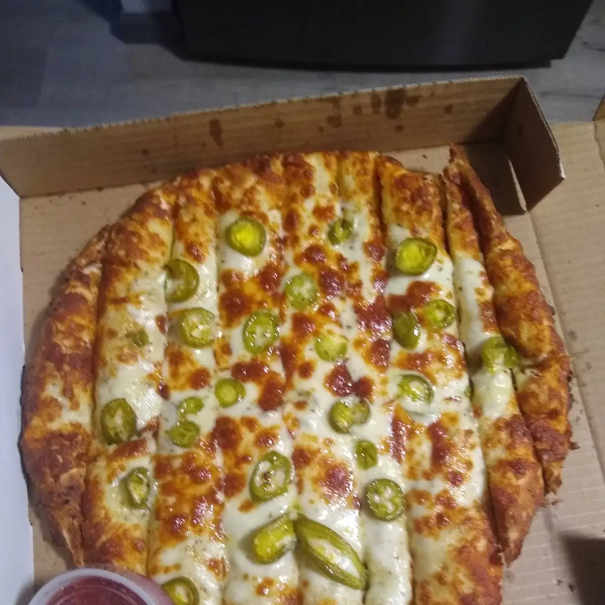 Cheesy Bread with Jalapenos