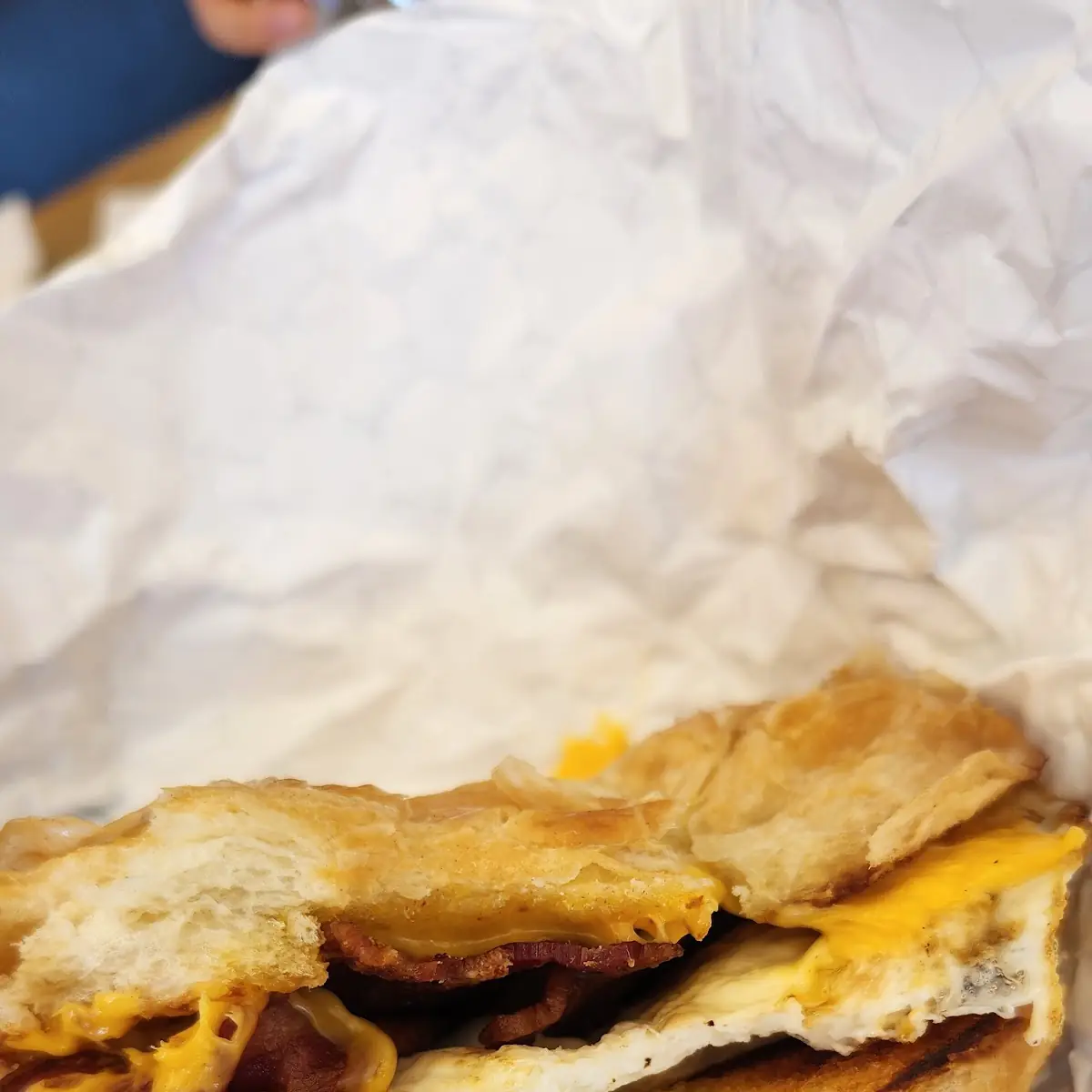 Bacon Egg and Cheese Croissant