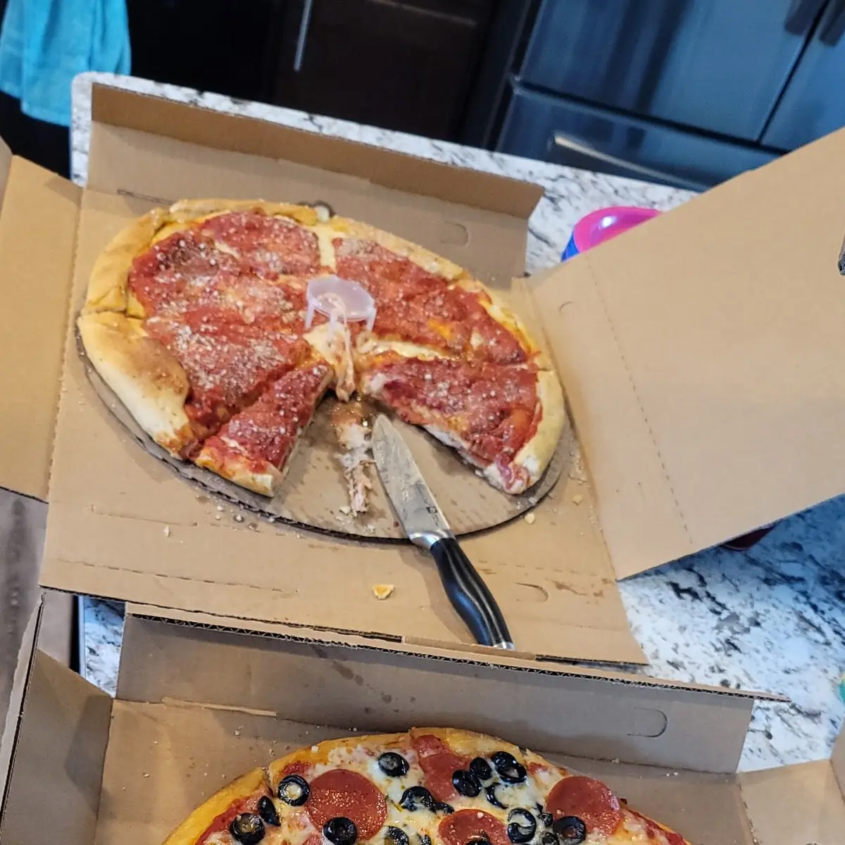 Stuffed Pepperoni Pizza