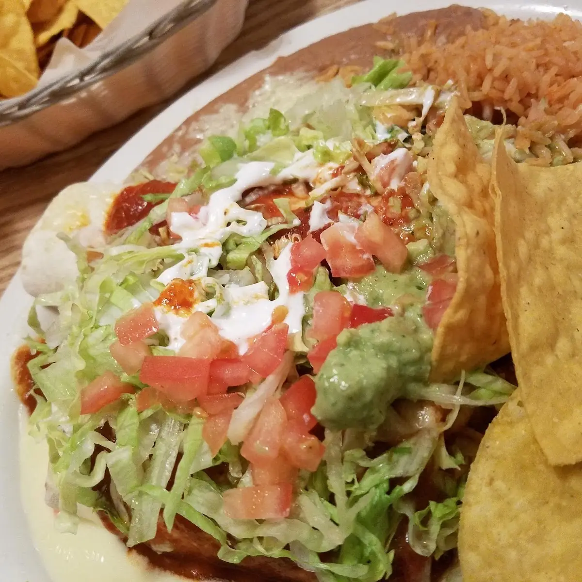 Taco w Rice & Beans