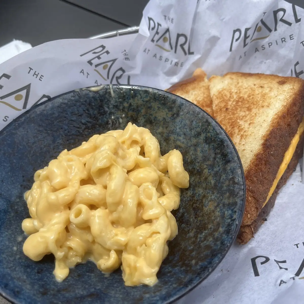 Grilled Cheese and Macaroni