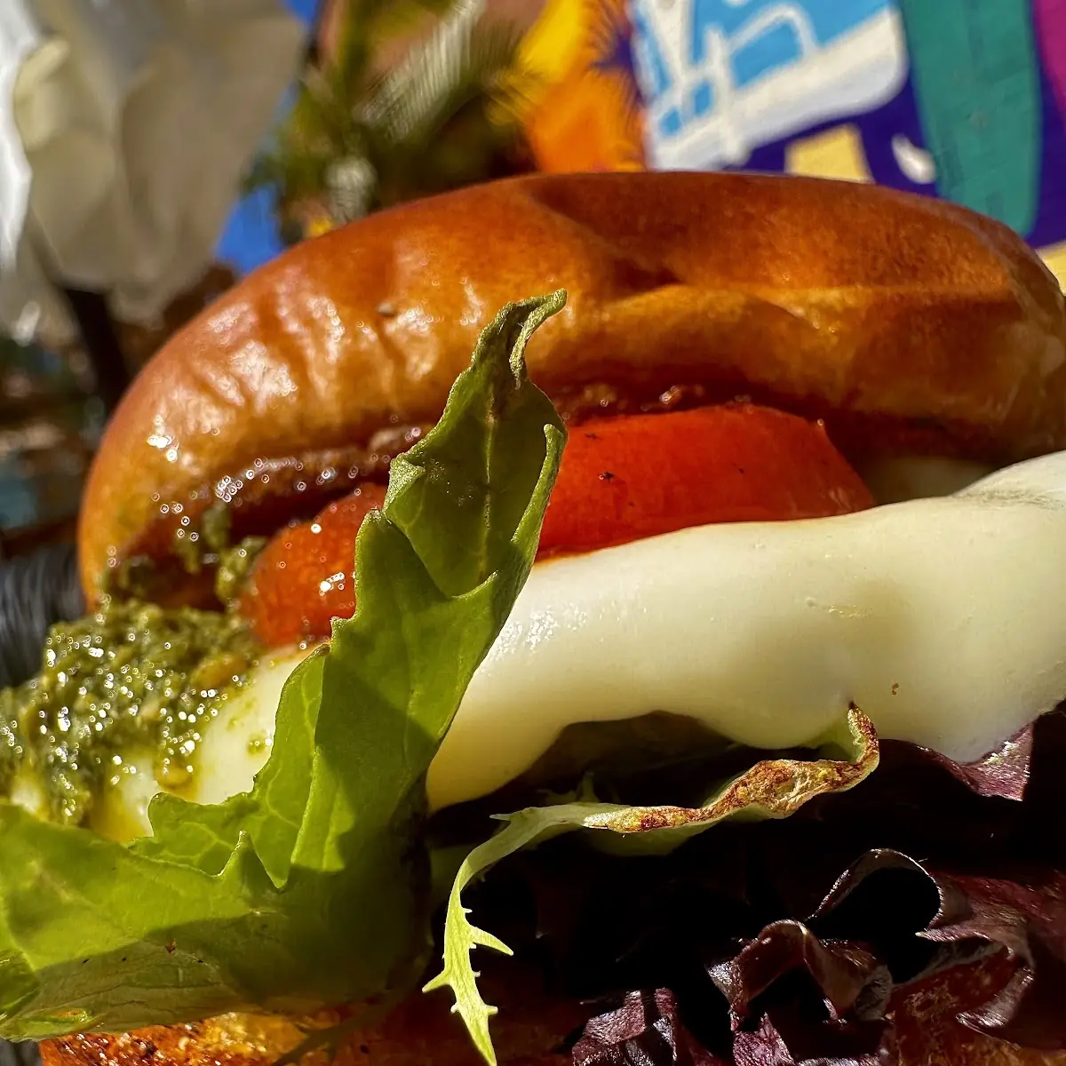 Special Caprese Burger