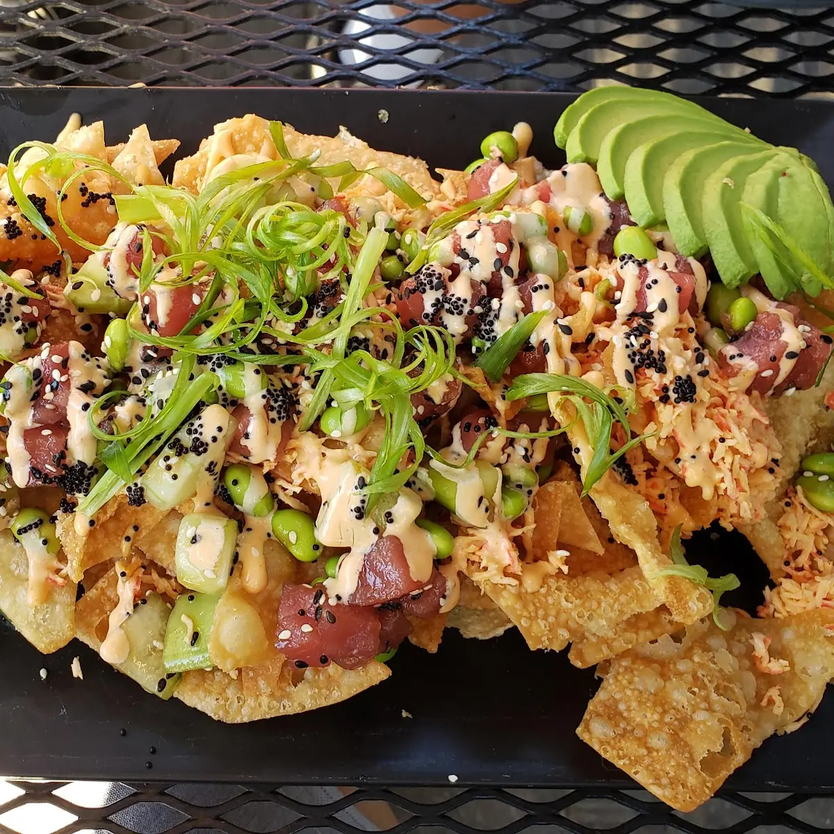 Ahi Poke Nachos