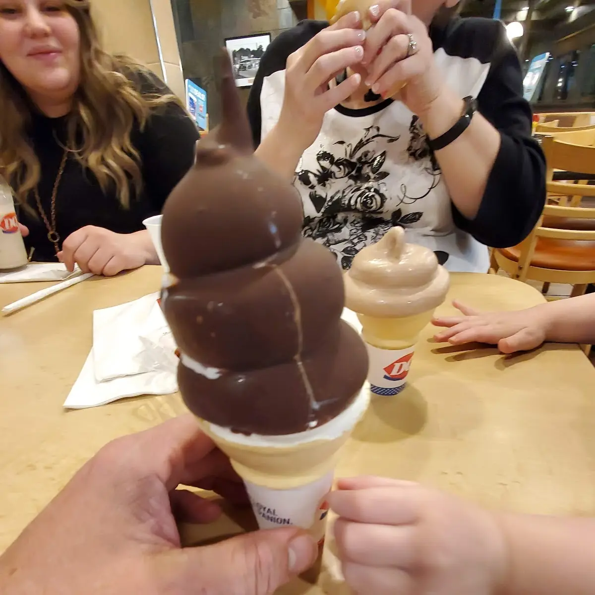Dipped Chocolate Ice Cream