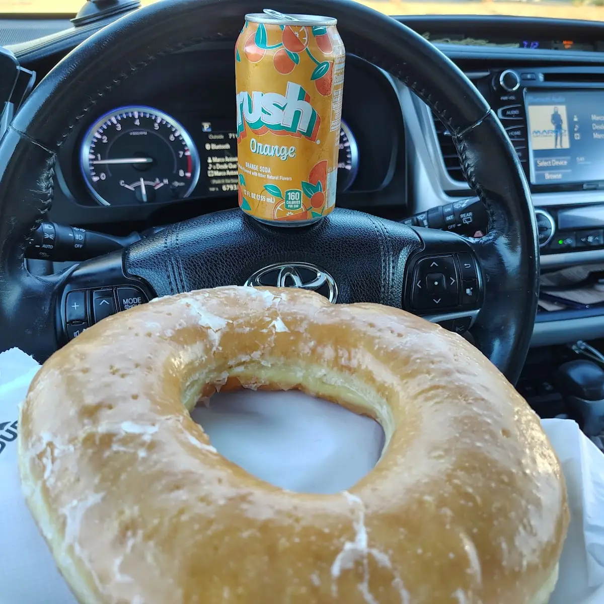 Large Glazed Donut