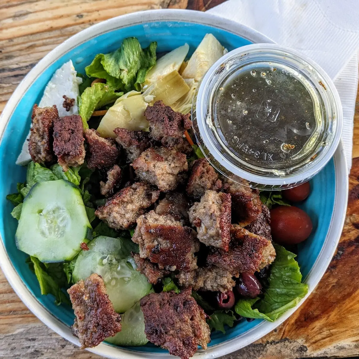 Greek Salad with Gyro