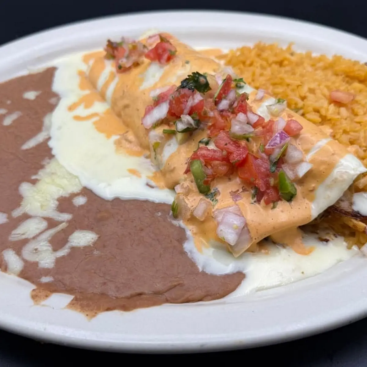 Chicken Fajita Chimichanga
