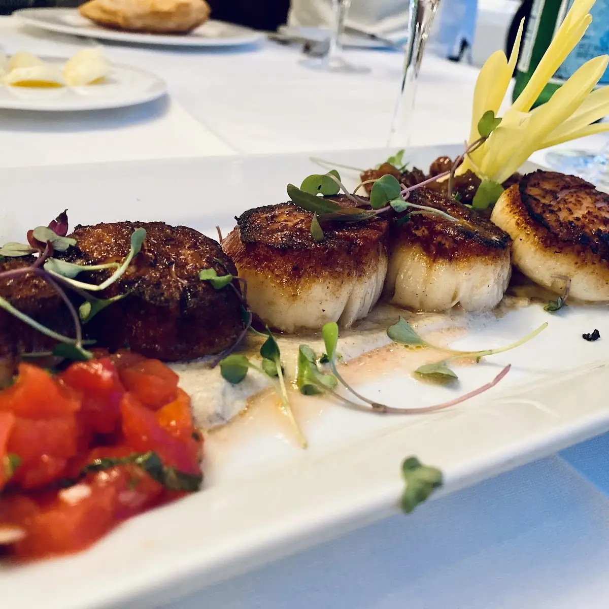 Pan Seared Diver Scallops
