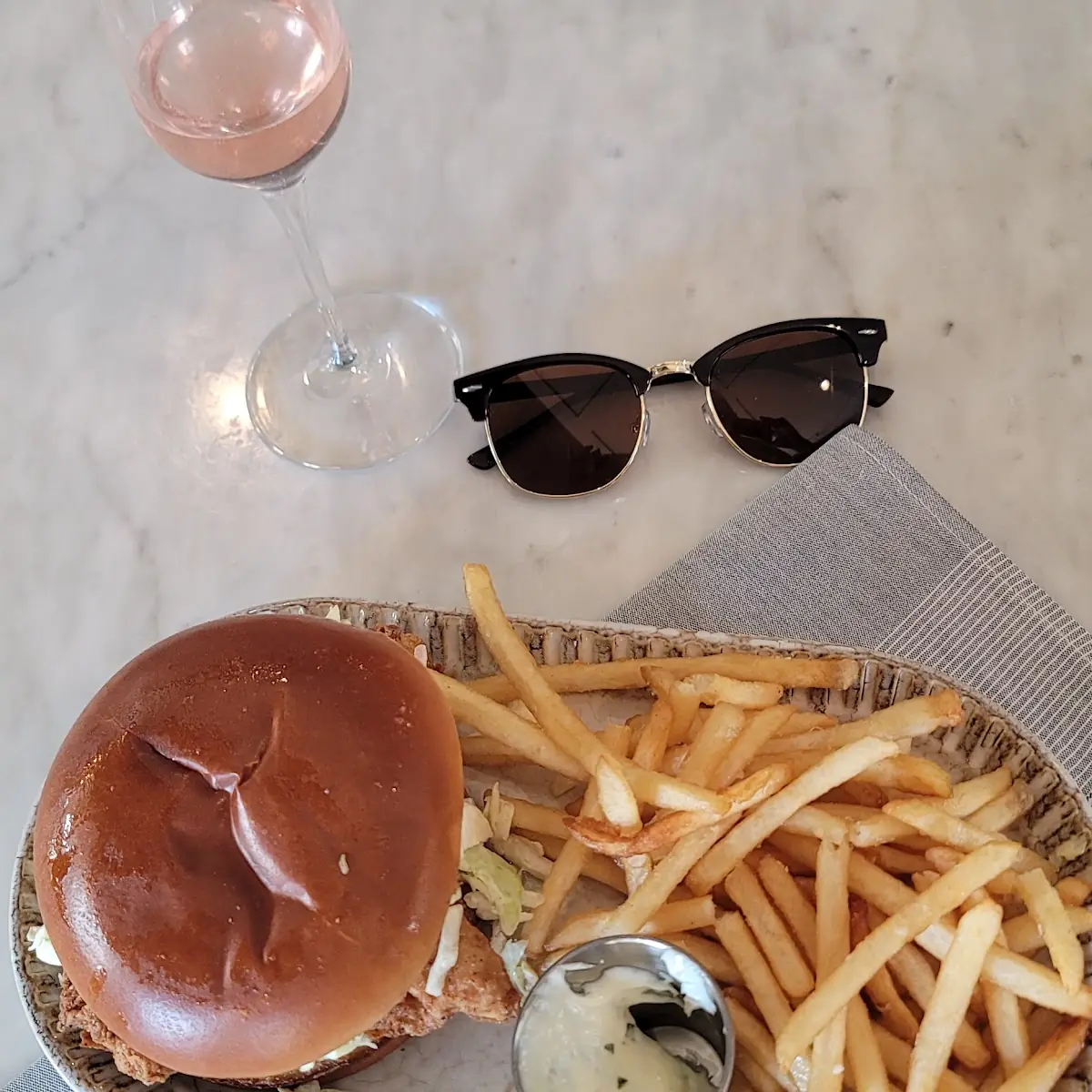 Burger and Fries