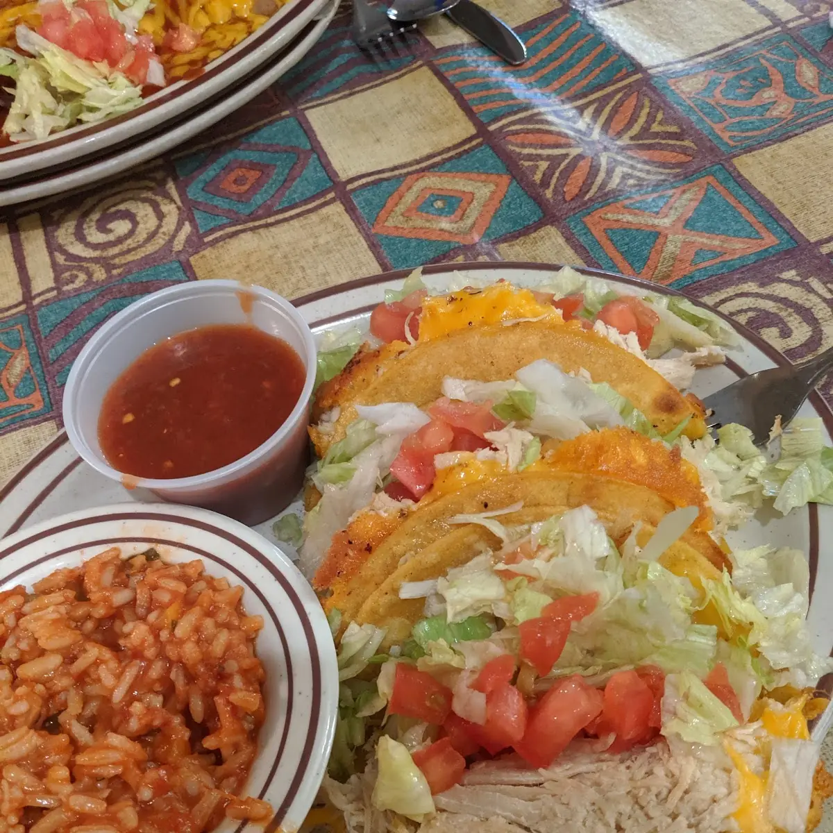 Chicken Taco Plate
