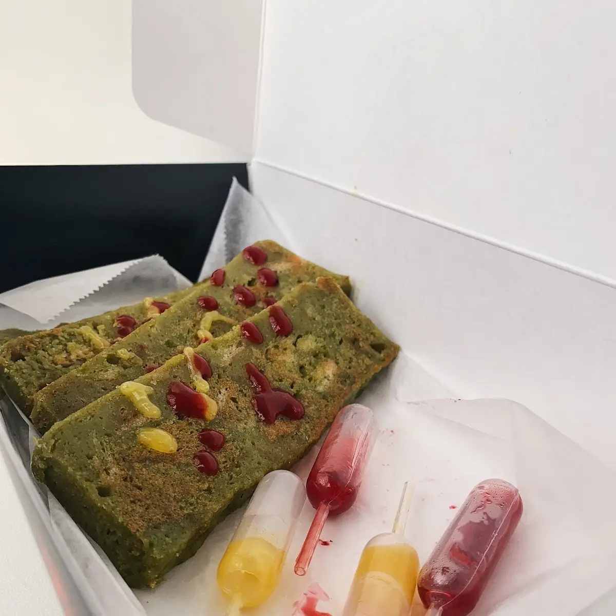 Matcha Bread Pudding