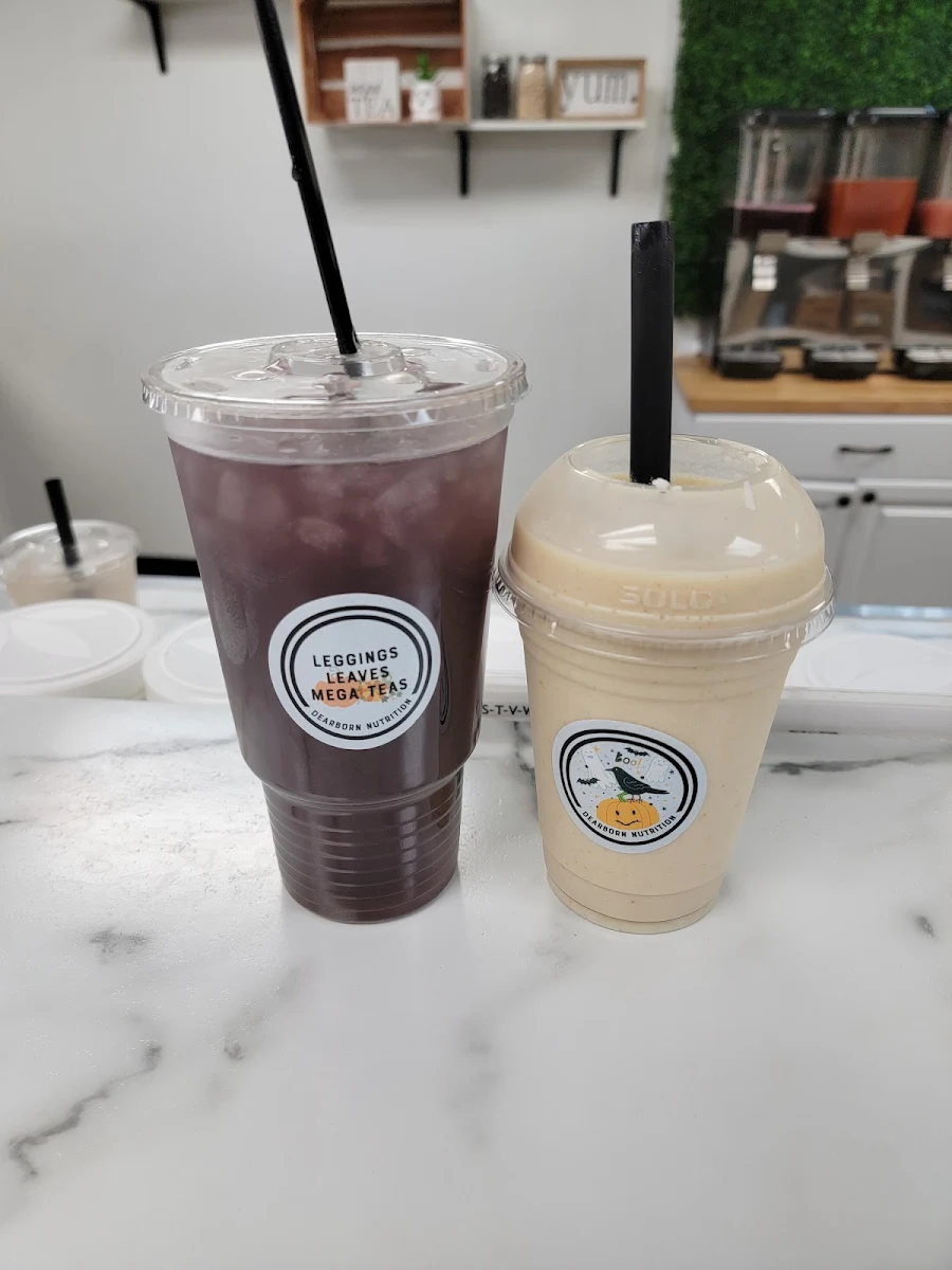 Acai Mega Tea and Shake Combo Bread Pudding w Fat Burner Shake & Acai Mega Tea