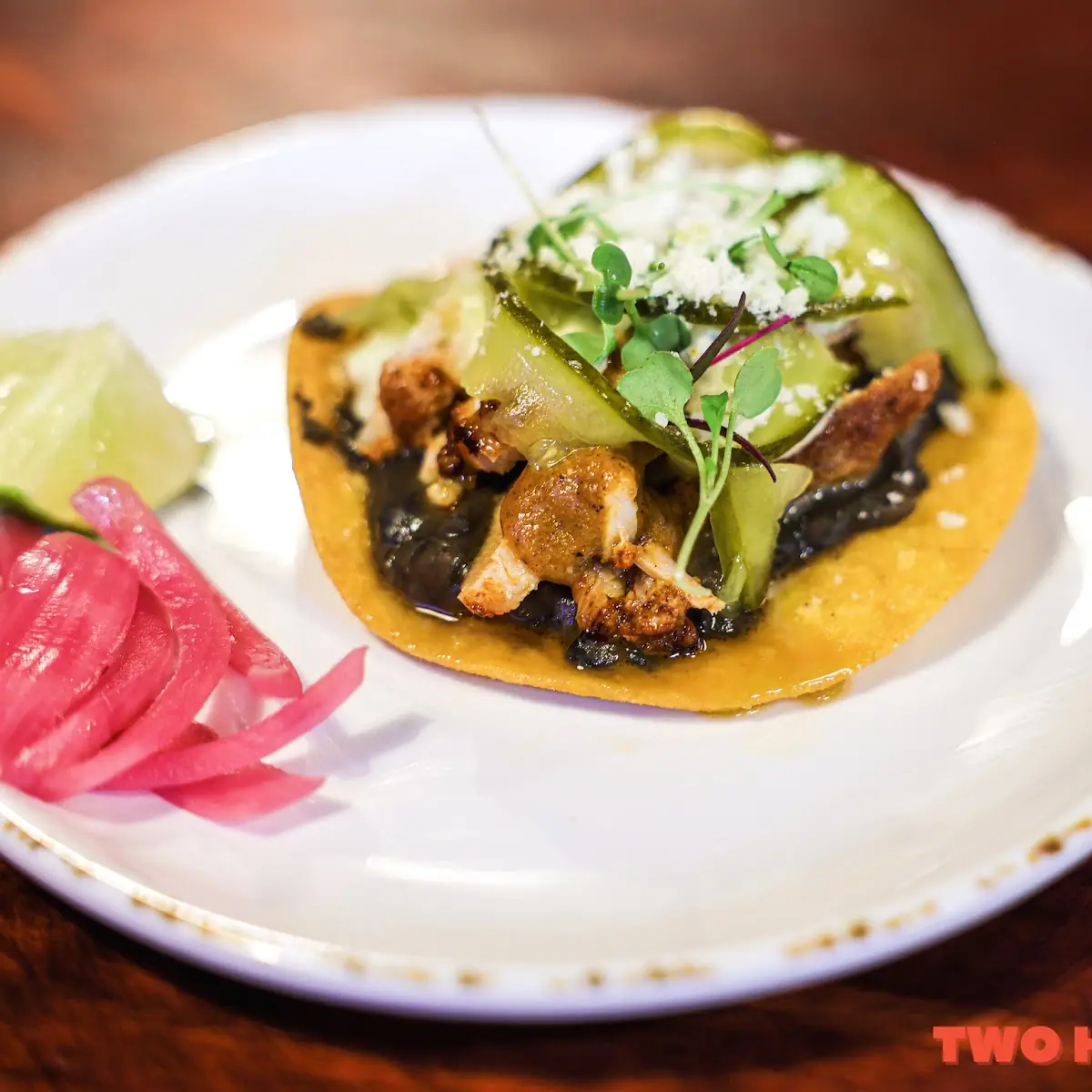 Black Bean & Egg Tostadas