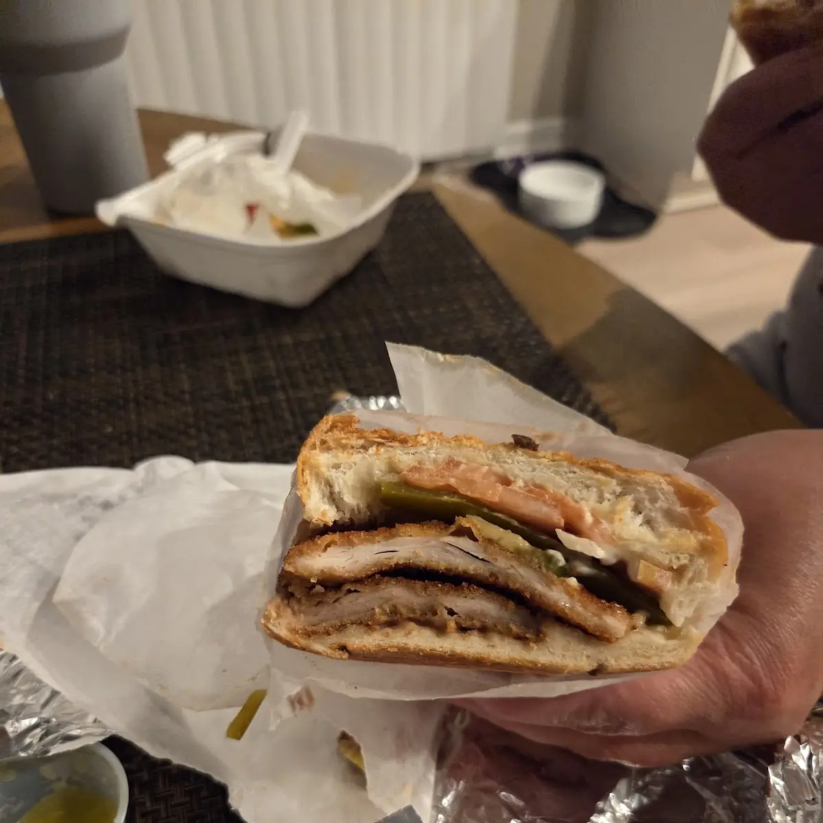 Torta De Milanesa De Pollo Breaded Chicken Torta