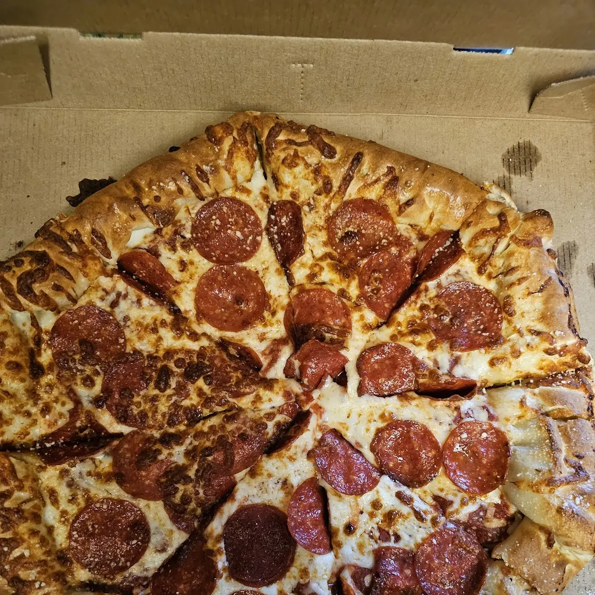Pepperoni Stuffed Crust