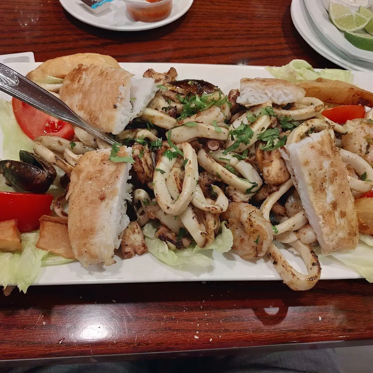 Grilled Seafood Platter Parillada De Mariscos
