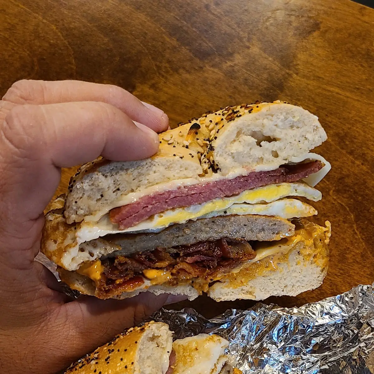 Turkey Bacon, Egg & Cheese